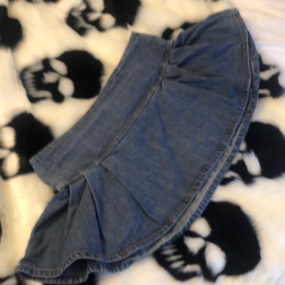 DKNY Denim Mini skirt.